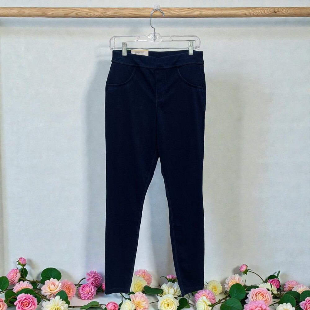 NWT Hue Stretch Denim Leggings Medium Soft‎ Girl Lounge Casual Capsule Wardrobe